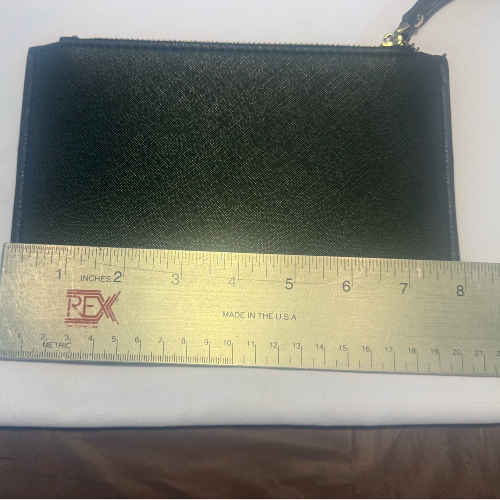 Kate Spade Black Saffiano Leather Wristlet Clutch - Picture 6 of 8